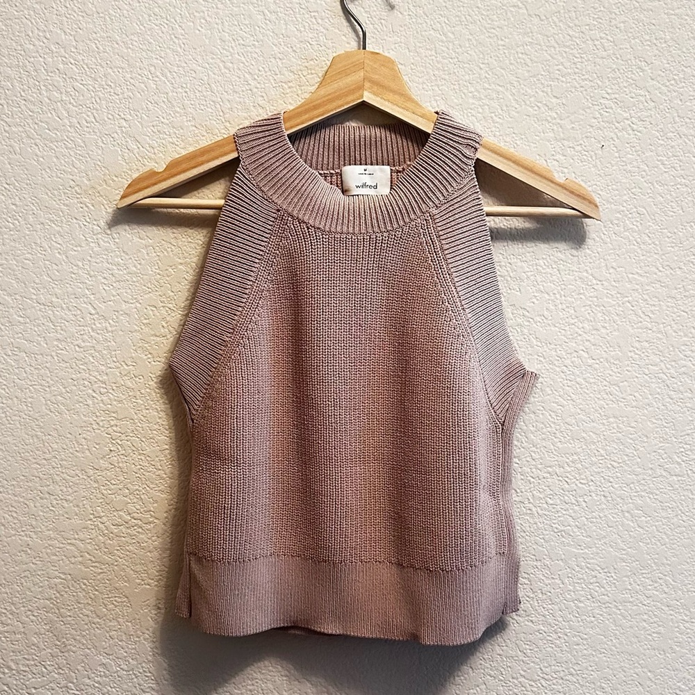 Aritzia Wilfred knit tank